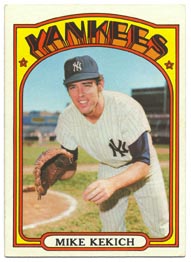 1972 Topps Baseball Cards      138     Mike Kekich